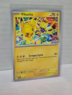 Pokemon TCG - Black Star Promo Card - World Championship 2025 - Pikachu 225 - Image 2