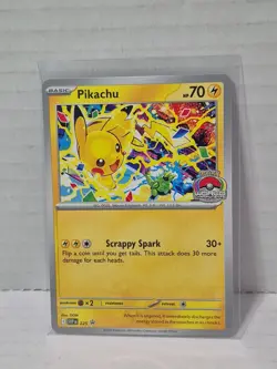Pokemon TCG - Black Star Promo Card - World Championship 2025 - Pikachu 225 - Image 3