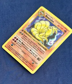 1999 Pokemon Ninetales 1st Edition Shadowless Base Set Holo Rare 12/102 - Image 5