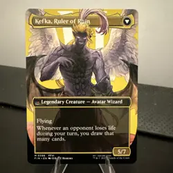 MTG - (Borderless) KEFKA, COURT MAGE #398 - Final Fantasy (NM) regular - Image 2