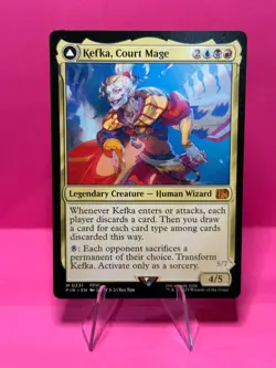MTG Final Fantasy Kefka, Court Mage Regular NM Magic The Gathering - Image 1