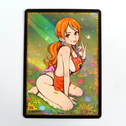 NAMI Waifu Anime Card LIMITED 1/1 Custom TCG Holo Goddess Story ACG T09871 - Image 1