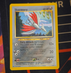 Pokemon TCG Skarmory Neo Revelation 23/64 Rare Regular Unlimited Non Holo NM - Image 1