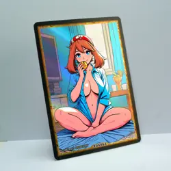 MAY Waifu Anime Card LIMITED 1/1 Custom TCG Holo Goddess Story ACG T09862 - Image 2