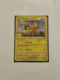 Pokemon 25th Anniversary Pikachu General Mills Cereal Card - Image 1
