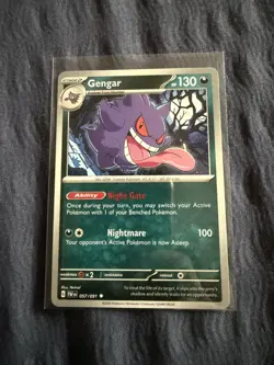 Gengar 057/091 - Non Holo Pokemon Card - Paldean Fates (2024) - Image 1