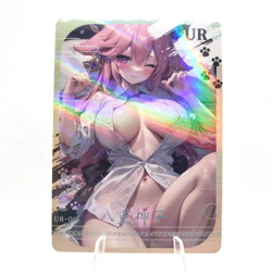 Goddess Story - Yae Miko - Quiet Time UR-016 Anime Waifu Card CCG - Image 1