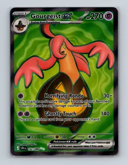 Gourgeist ex 102 Pokemon Chaos Rising Full Art Ultra Rare Card NM+ (a) - Image 1