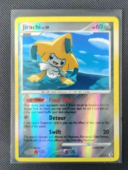 Jirachi 7/111 Platinum Rising Rivals Reverse Holo Rare EX Pokemon Card - Image 1