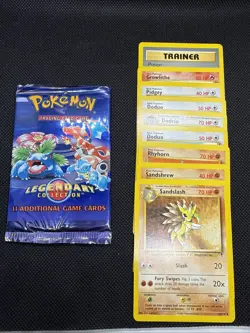 OPEN WOTC Pokemon TCG Legendary Collection Booster 2002 - 9 Original Cards - Image 1
