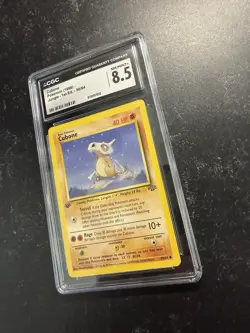 CGC 8.5 Cubone #50 English 1999 Jungle 1st Edition Near Mint Pokemon Card WOTC - Image 3
