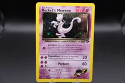 Rocket's Mewtwo 14/132 Gym Challenge Holo Rare 1999 70HP Pokemon Card LP - Image 1