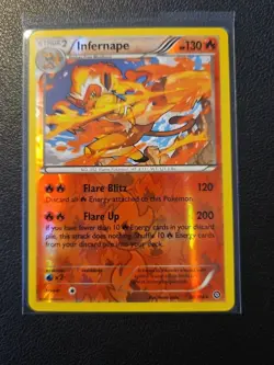 Infernape 20/114 Pokemon TCG Card XY Steam Siege Rare Reverse Holo Foil - Image 1