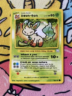 Somethingmon by KaijinArt - Daun-eon (Leafeon) - Non-Holo Fan Art Card - Image 1