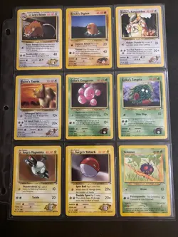 Vintage Gym Heroes Challenge Neo Destiny Genesis Revelation Pokemon Cards Bundle - Image 1
