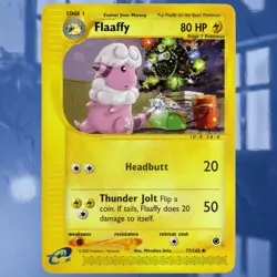 Flaaffy #77/165 Expedition Base Set Pokemon E-Reader Card ☆Light Play See Pics - Image 1