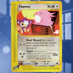 Pokemon Chansey #72/165 Expedition Base Set E-Reader Card ☆Near-Mint☆ See Pics ¹ - Image 1