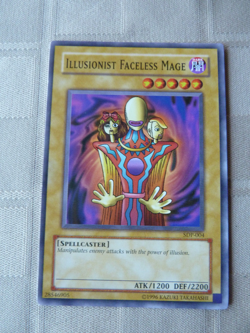 Yu-Gi-Oh Illusionist Faceless Mage SDP-004 Unlimited Regular Common Card LP-NM - Image 1