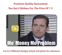 The Office Credit Card Smart Sticker Skin Film Pre-cut Bank Debit Card 4 in 1 - Image 1