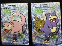 SLOWPOKE X SLOWBRO LOT - POKEMON CARD DATABASE SHINY HOLO - Image 1