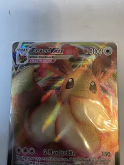 Pokemon Eevee VMAX SWSH087 Black Star Promo Full Art Holo Foil Card Sealed Promo - Image 4