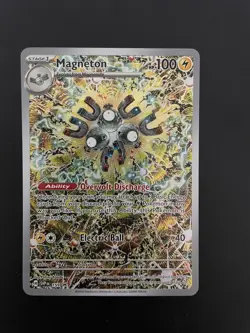 Pokemon TCG Magneton 159 SVP Black Star Promo Card - Image 1