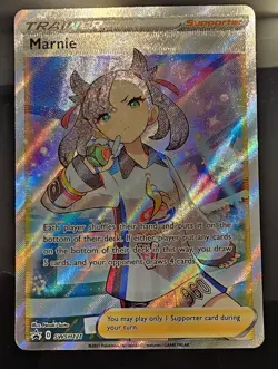 Marnie - SWSH121 - Pokemon Sword & Shield Promo Ultra Rare Card LP - Image 1