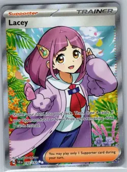Lacey 166/142 SV07: Stellar Crown - Pokemon Card - NM - Image 1