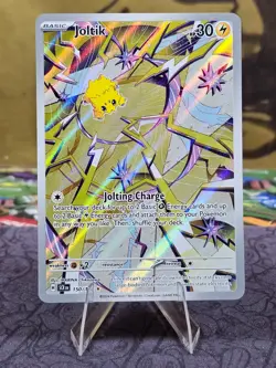 Pokemon TCG Joltik 150/142 Stellar Crown Full Art Ultra Rare Holo Card NM - Image 1