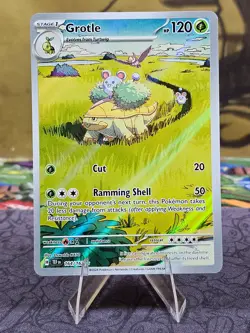 Pokemon TCG Grotle 164/162 Temporal Forces Illustration Rare Holo Card NM- - Image 1
