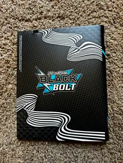 Pokemon TCG Card BLACK BOLT Binder - BINDER ONLY - Empty Holds 360 Cards - NEW - Image 2