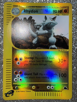 Pokemon TCG Rhydon 29/144 Card Skyridge Reverse Holo LP - Image 2