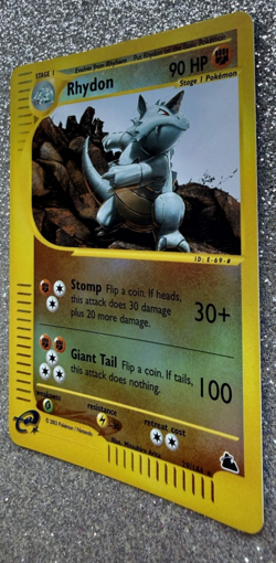 Pokemon TCG Rhydon 29/144 Card Skyridge Reverse Holo LP - Image 4