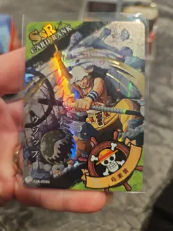 One Piece Holo Foil OPO1 SSR04 Collector Trading Card Usopp - Image 1