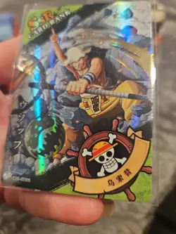One Piece Holo Foil OPO1 SSR04 Collector Trading Card Usopp - Image 2