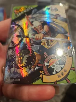 One Piece Holo Foil OPO1 SSR04 Collector Trading Card Usopp - Image 3