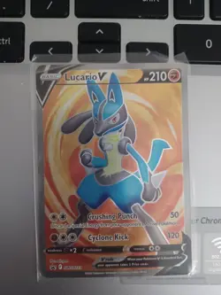 Lucario V SWSH213 SWSH: Sword & Shield Promo Cards Holo - Image 1