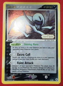 Pokemon TCG Absol 15/92 Legend Maker Card Holo 2006 LP - Image 2