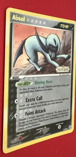 Pokemon TCG Absol 15/92 Legend Maker Card Holo 2006 LP - Image 5