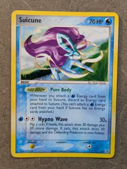 Pokemon Card 2005 SUICUNE 030 Holo Nintendo Black Star Promo NM/VLP - Image 1