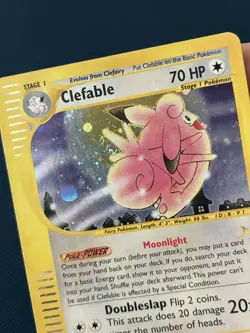 Clefable 7/165 Holo Expedition Pokemon Card Excellent Condition - Image 2