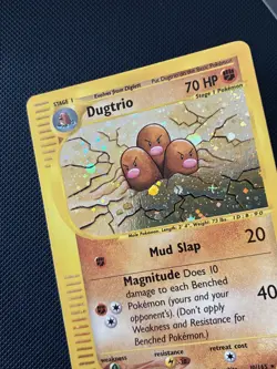 Dugtrio Holo 10/165 Expedition Pokemon Card Excellent Condition - Image 2