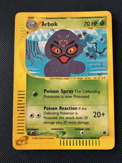Arbok Holo 3/165 Expedition Pokemon Card Excellent Condition - Image 1