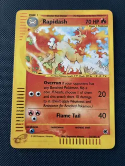 Rapidash Holo 26/165 Expedition Pokemon Card Near Mint - Image 1