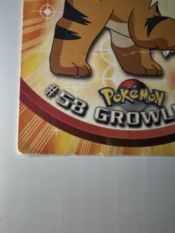 Growlithe Topps #58 Pokemon Card - TV Animation Edition - TCG- Vintage - Image 4