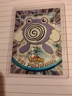 Pokemon Card - Poliwhirl - 61 - NM - Topps Blue - Image 1
