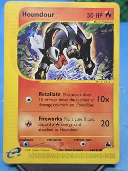 Houndour - 66/144 Skyridge - Pokemon TCG - eReader Card - Image 1