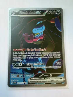 Pokemon TCG Munkidori ex 091/064 SV Shrouded Fable SIR Holo EN 2024 210 HP NM - Image 2