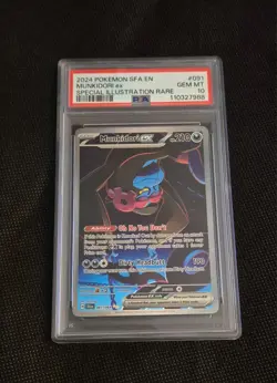 Pokemon Shrouded Fable Munkidori EX 091/064 PSA 10 - Image 1