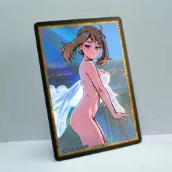 MAY Waifu Anime Card LIMITED 1/1 Custom TCG Holo Goddess Story ACG T09863 - Image 2